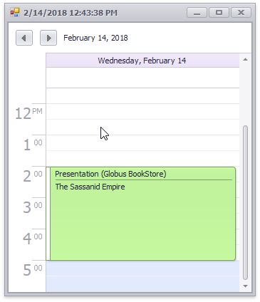 WinForms Scheduler - Identify UI element located at the specified point