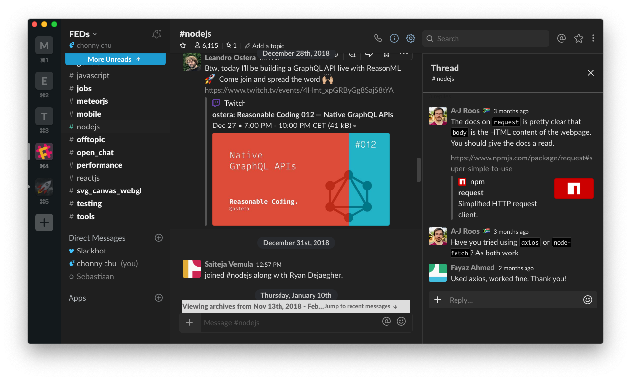 slack dark theme