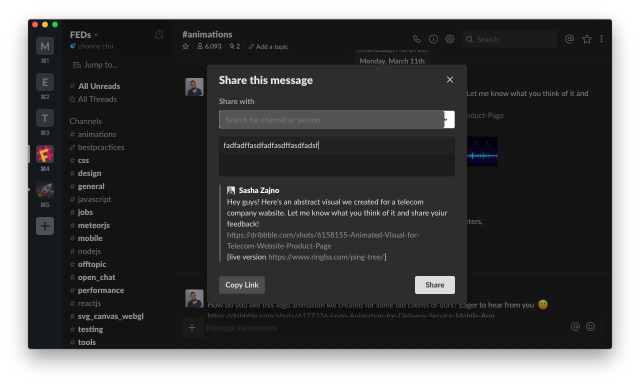 slack dark theme