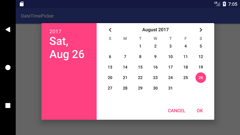 DatePicker