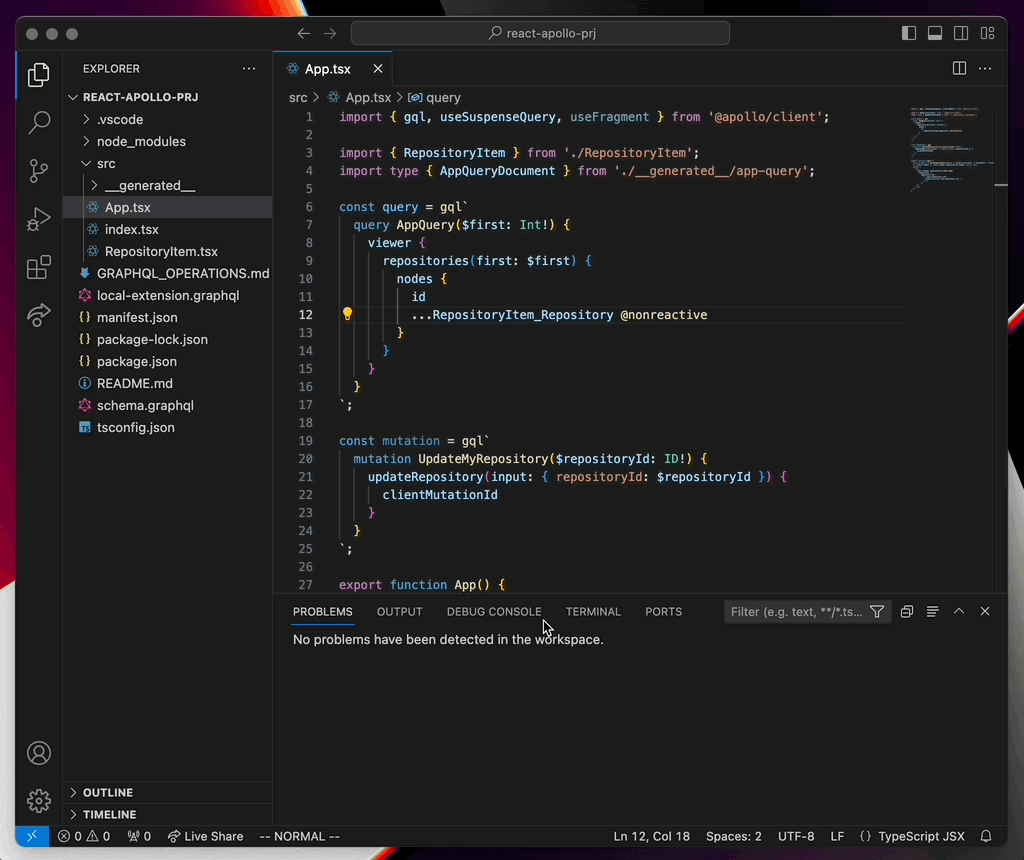 VSCode screenshot