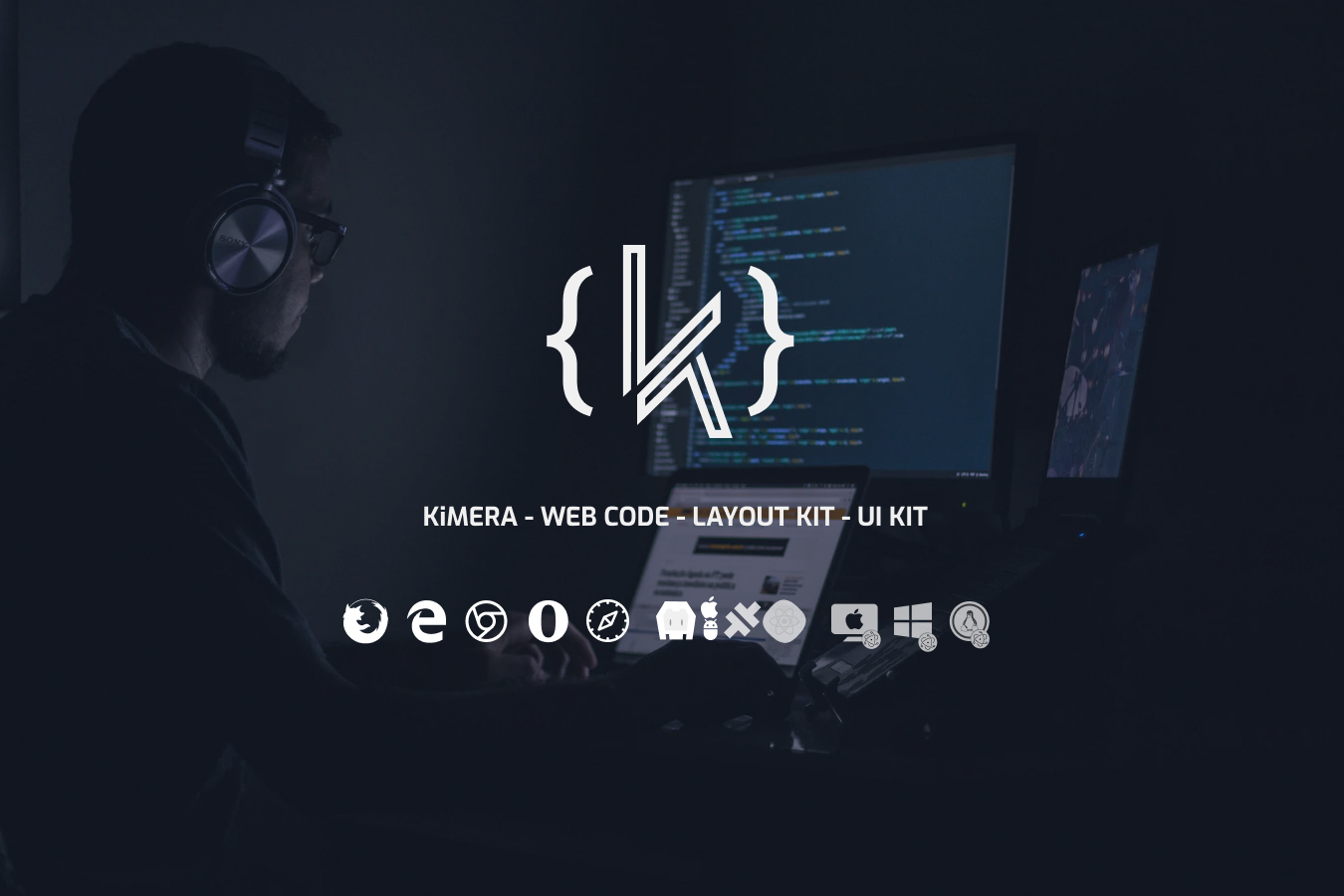 KIMERA WEB LAYOUT FRAMEWORK AND UI KIT - OPEN - FREE - WEB BASED