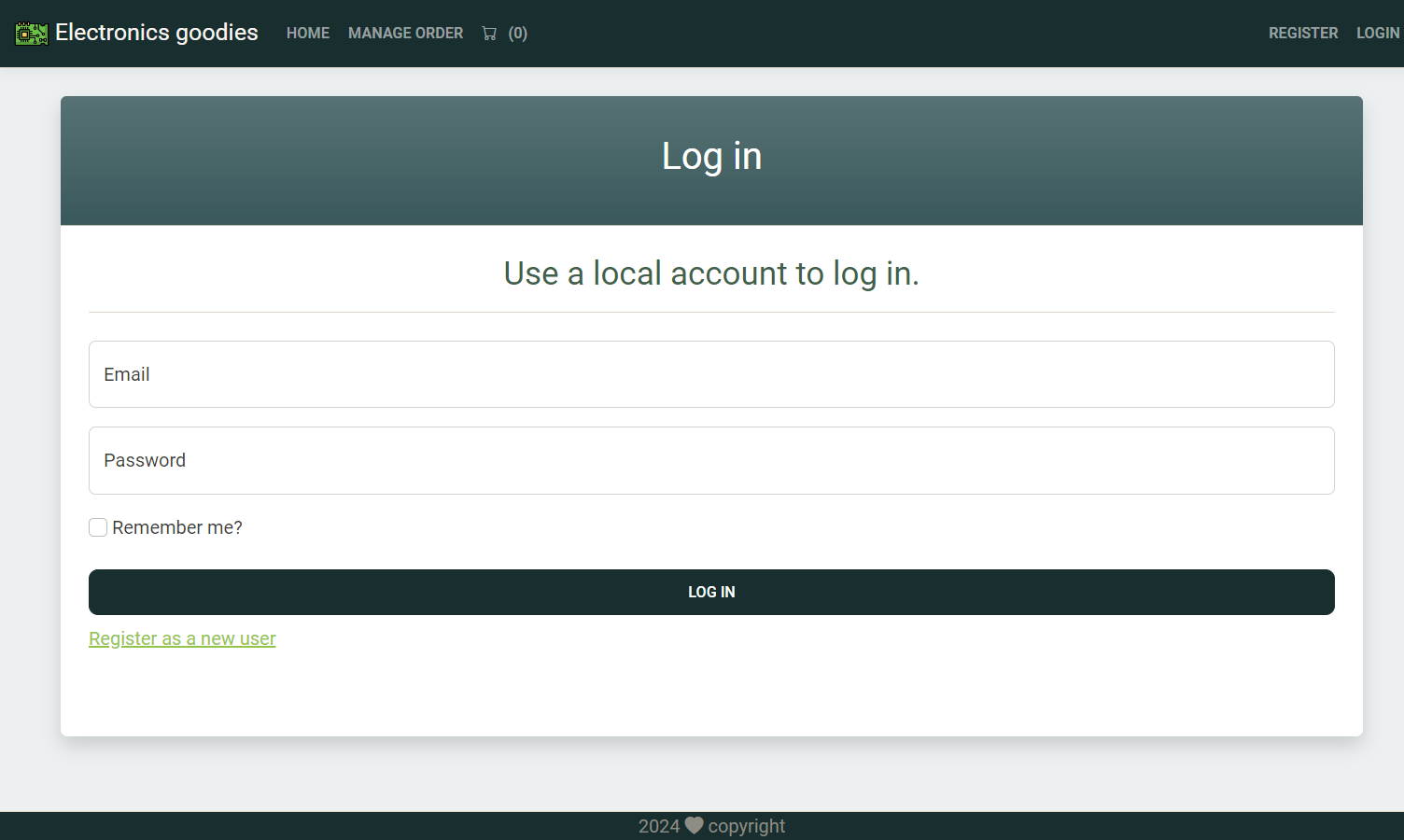 Login Page