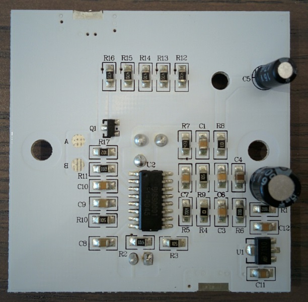 Bottom of the Molgan PCB