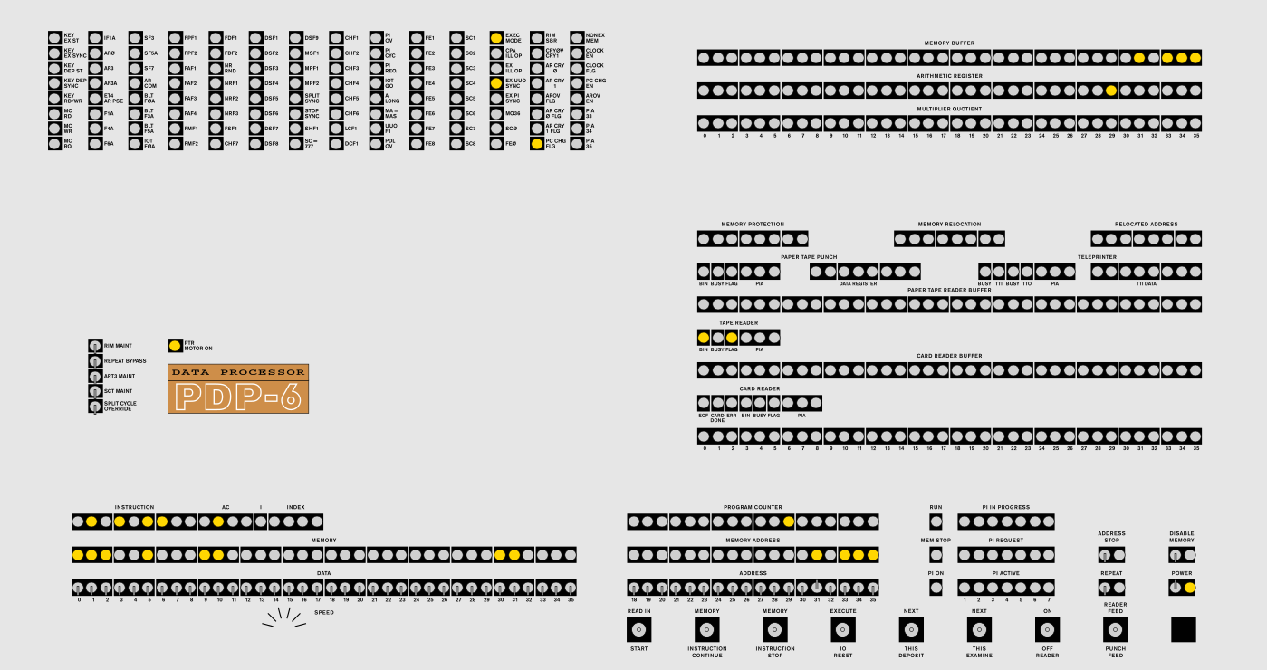 Screenshot of the front panel