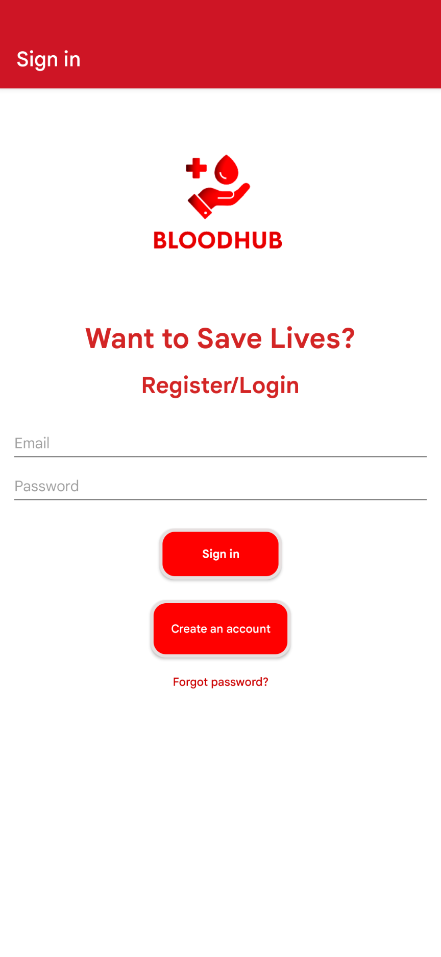 Login Screen