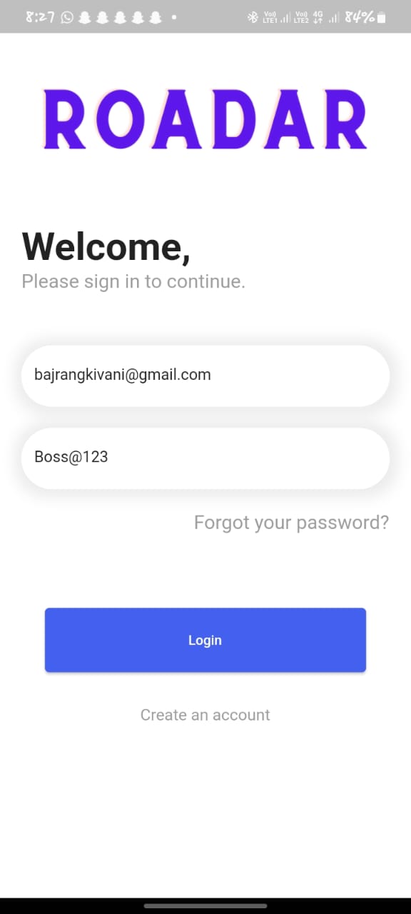 Login Page