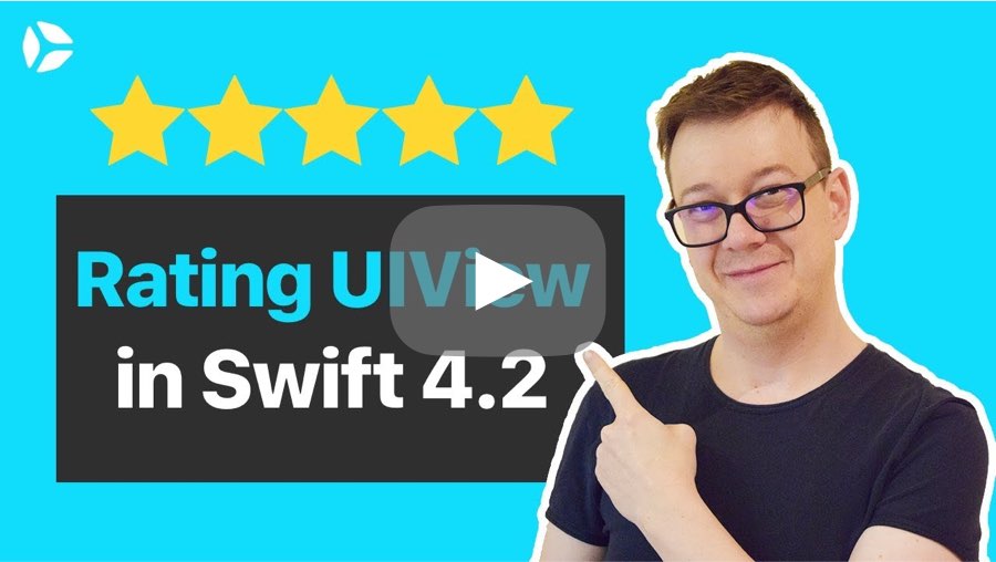 Cosmos rating video tutorial for Swift 4.2 (Xcode10)