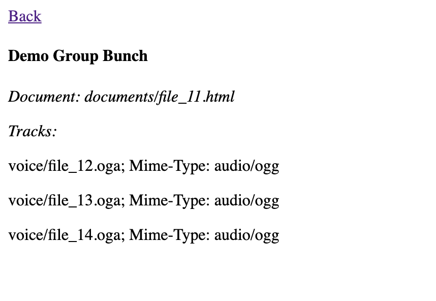 Result of Doc Attached Web View