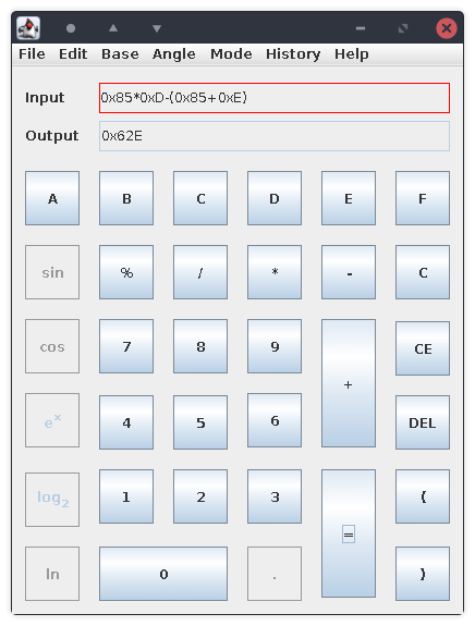 Calculation example