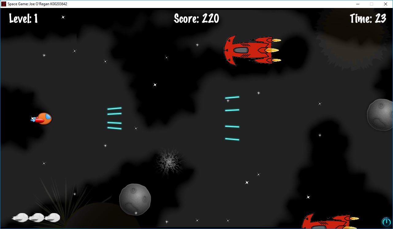 Space Game: Multiple Laser Weapon
