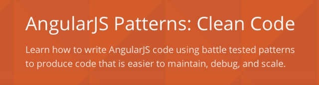 Angular Patterns: Clean Code