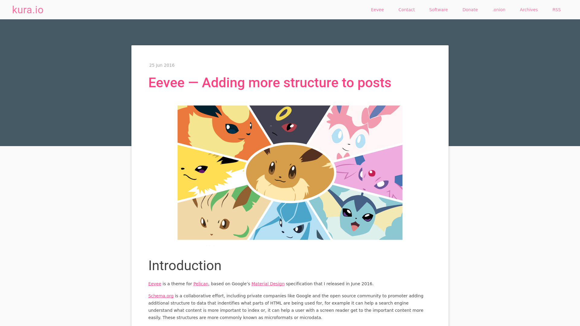 https://raw.githubusercontent.com/kura/eevee/master/screenshots/homepage.png