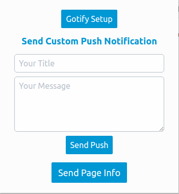 Gotify push