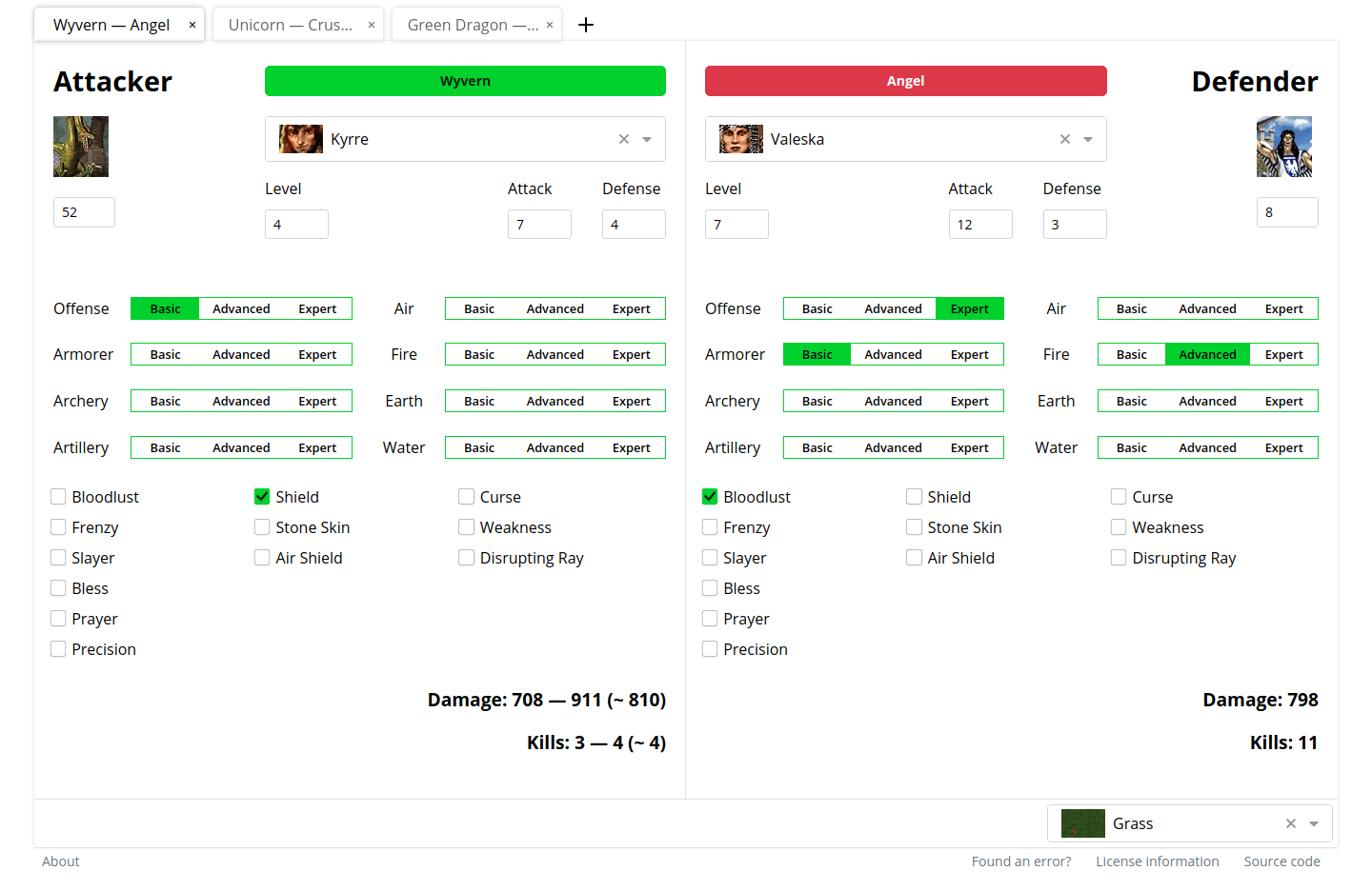 Damage Calculator image