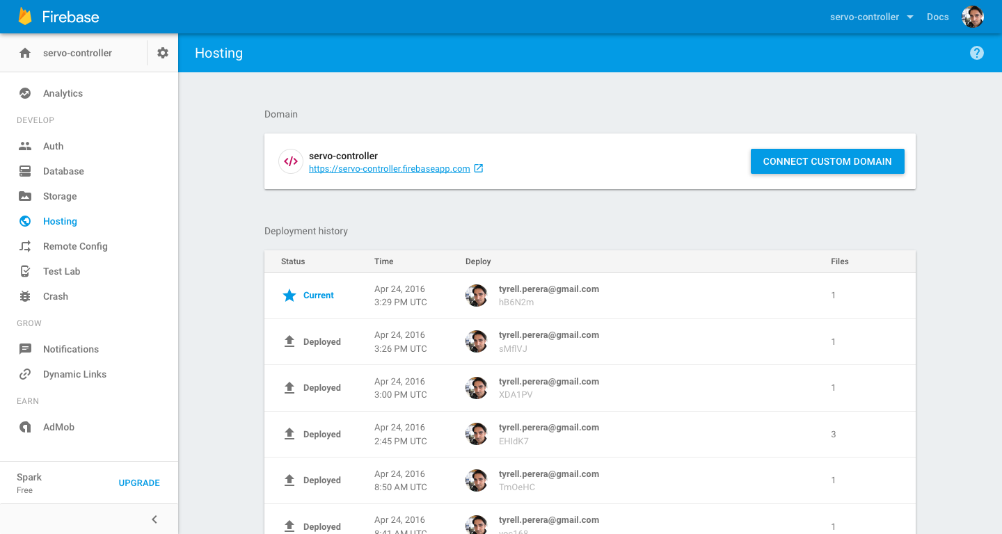 Firebase Console