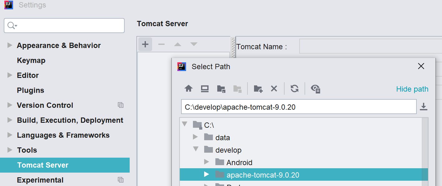 Smart Tomcat Setting2